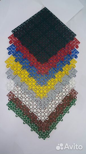 Модульное напольное пластиковое покрытие Sport