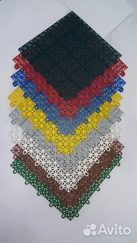 Модульное напольное пластиковое покрытие Sport