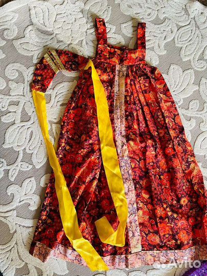 Костюм осени, русский народный