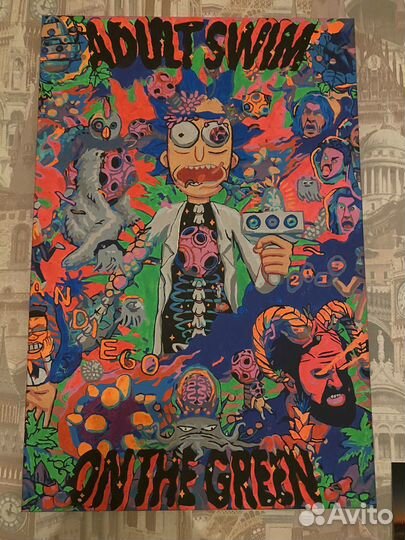 Картина по номерам рик и морти