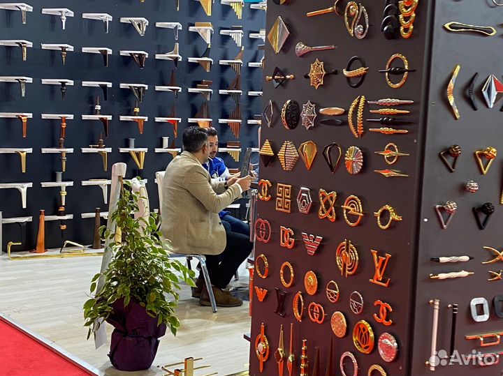 Мебельные ручки ножки метал пластик Турция