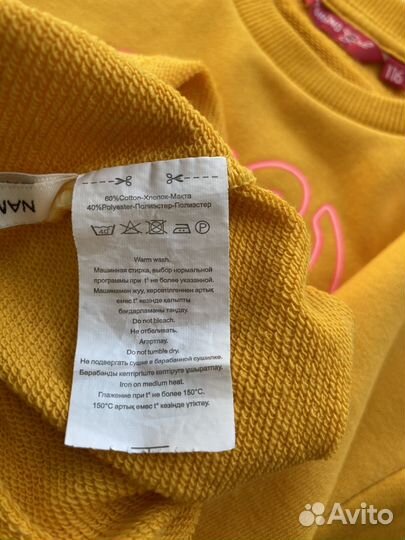 Новое платье-туника для девочки 116 размер