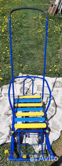 Детские санки с колесами