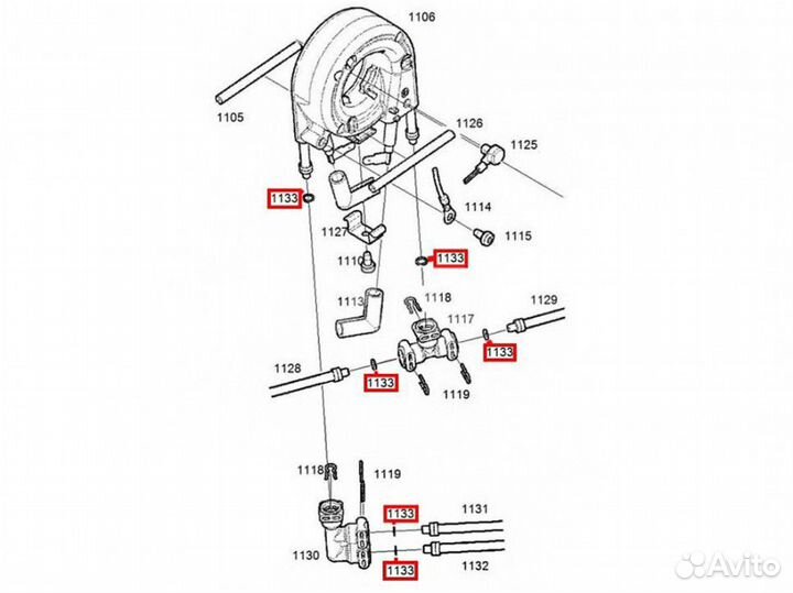 Уплотнитель на тефлоновую трубку кофемашин jura