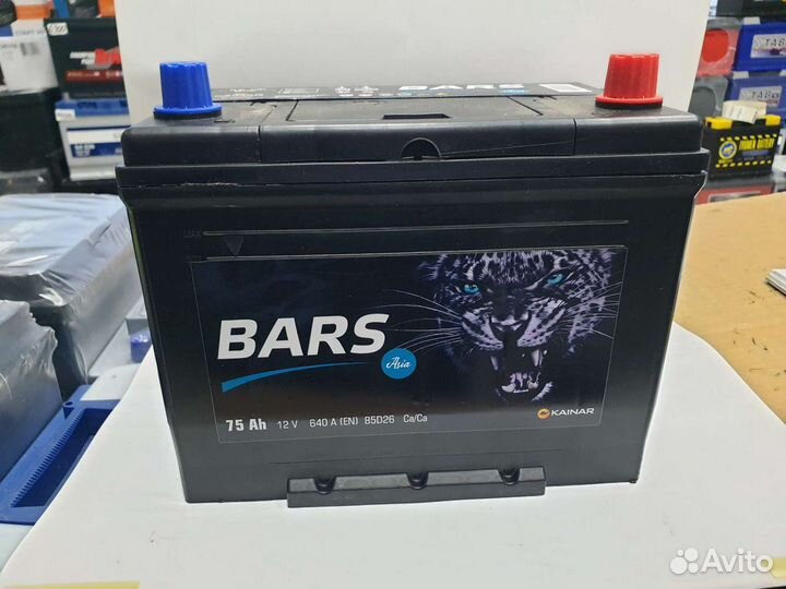 Аккумулятор Bars 75Ah 85D26L