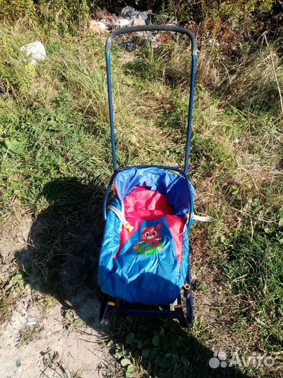 Детские санки с колесами
