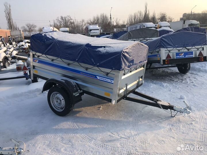 Прицеп Кремень с размером кузова 2,0 х 1,3 борт 50