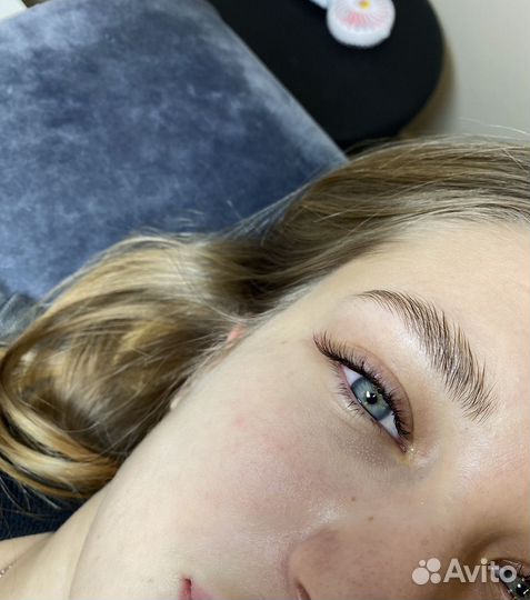 Наращивание ресниц,окрашивание бровей,лами ресниц