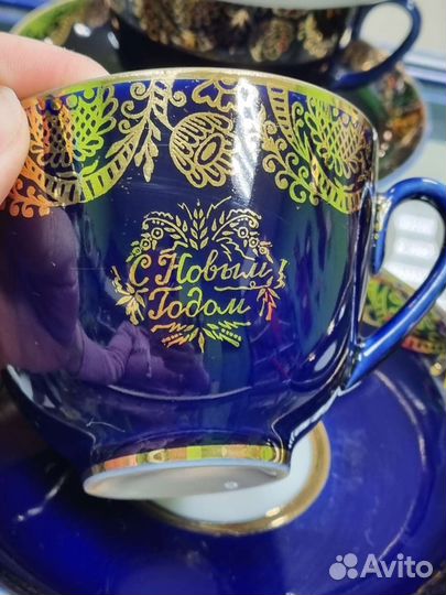 Чайно/кофейный пары. Кобальт, лфз