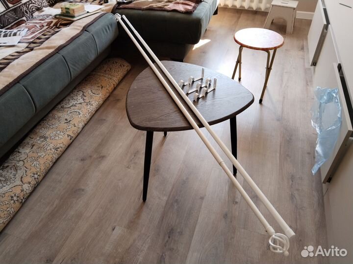 Карнизы для штор двухрядные бу