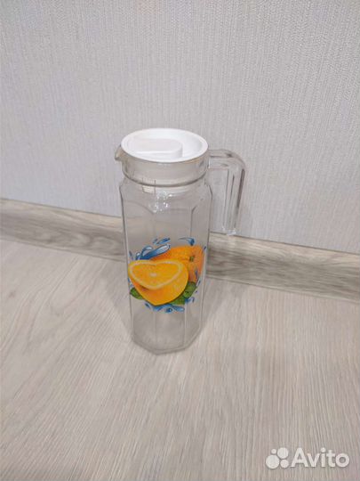 Стеклянный куфшин для воды 1.1 л