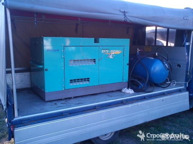 Аренда компрессора с отбойными молотками