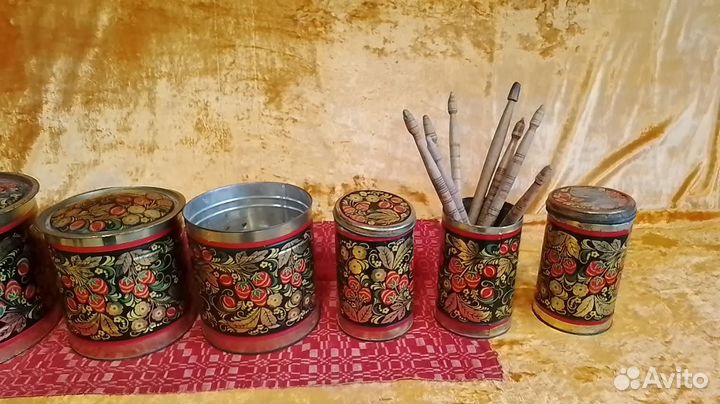 Расписная посуда СССР