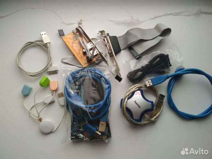 Компьютерные шнуры, переходники, разветвители