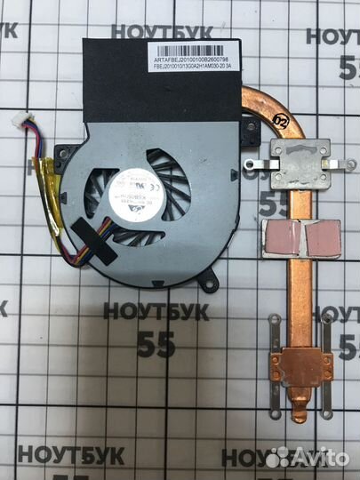 Система охлаждения Asus 1215N, 1215P, 1215B