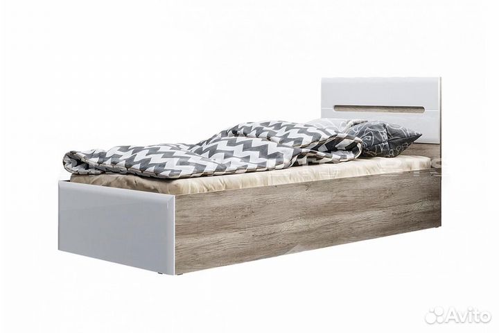 Наоми кр-12 Кровать 90 с лдсп настилом