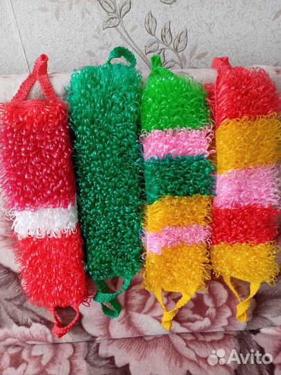 Мочалка ручной работы