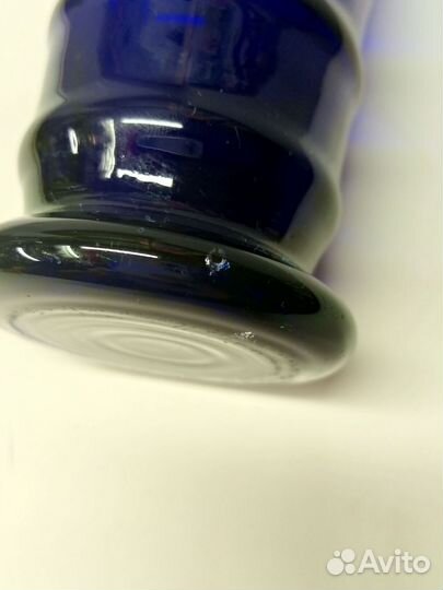 Ваза Кобальтовое стекло