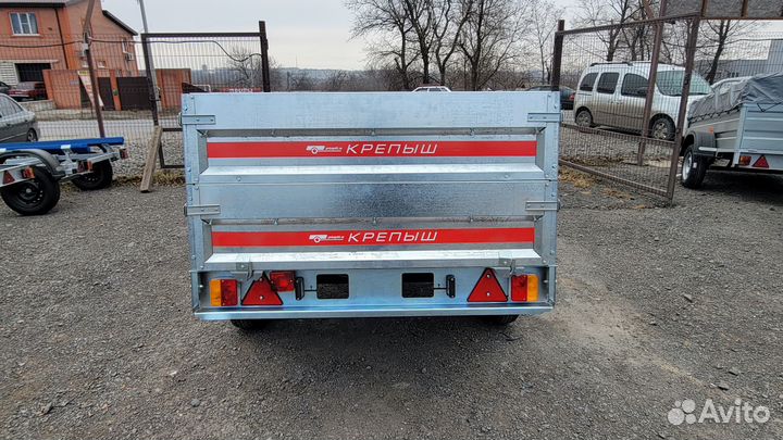 Легковой прицеп Крепыш 2.5/1.3 с доп. бортом