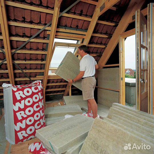 Утеплитель Rockwool lite баттс скандик 50 мм