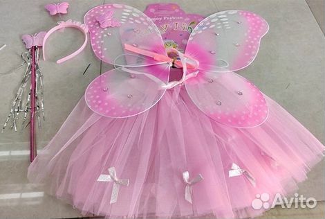 Карнавальный костюм фея крылья