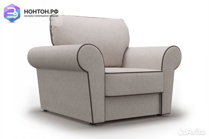 Кресло еврокнижка Прованс бежевое