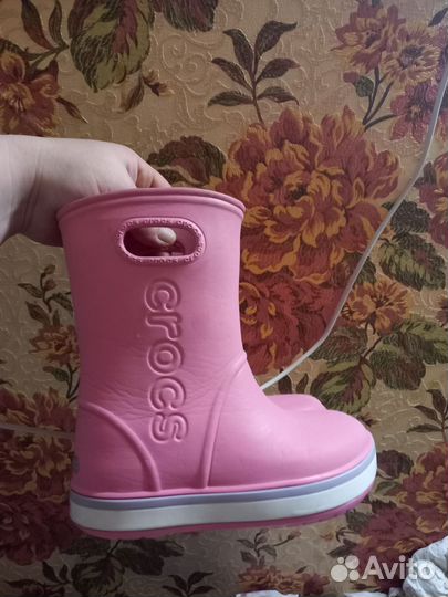 Детские сапоги crocs