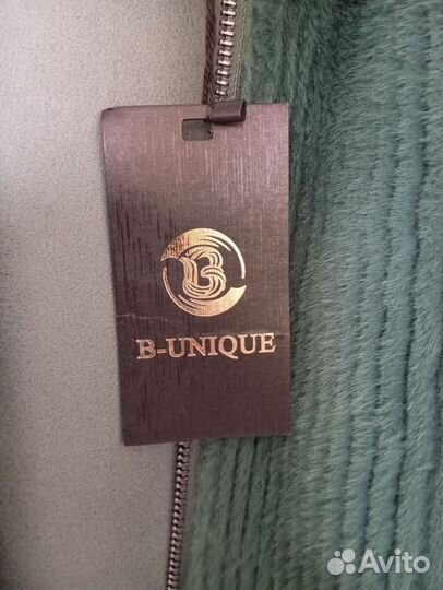 Дубленка двусторонняя B-unique с капюшоном