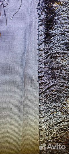 Павловопосадский платок 125*125см шерсть новый