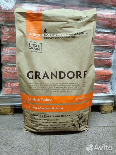 Сухой корм для щенков Grandorf 10 кг