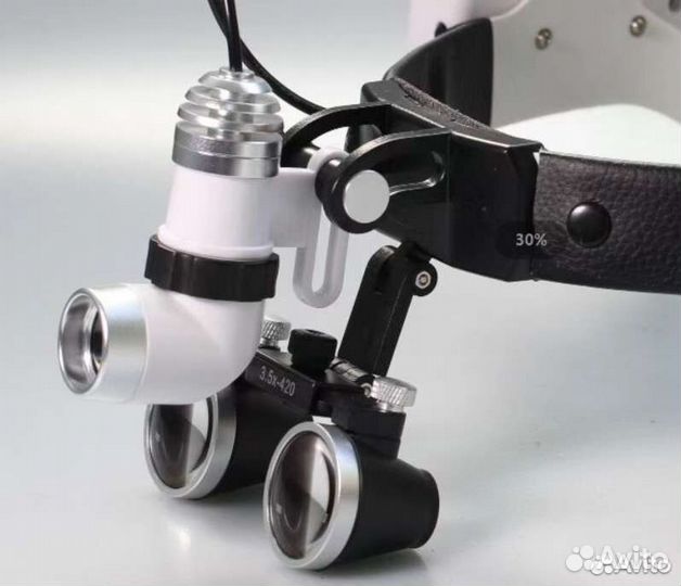 Налобный осветитель с бинокулярами