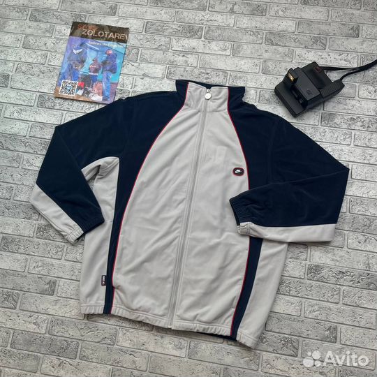 Ветровка Велюровая Nike Fleece Retro Jacket 2004г