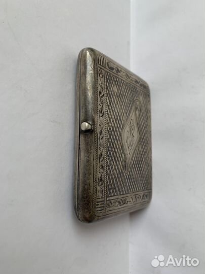 Портсигар серебряный 84 проба