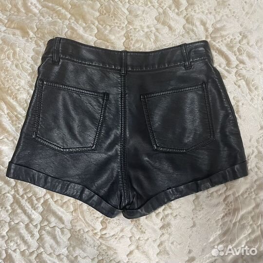 Шорты кожаные