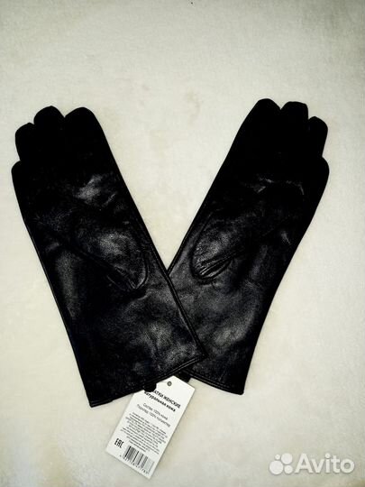 Перчатки натуральная кожа на обхват 16,5- 17см