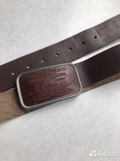 Ремень кожаный ручной работы