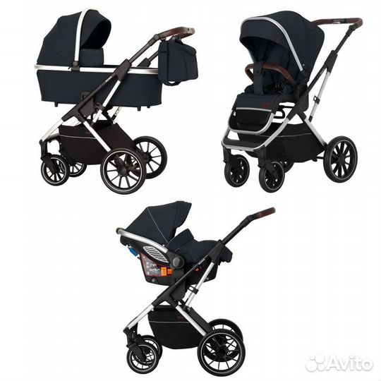 Модульная коляска 3в1 Carrello Aurora Space Black