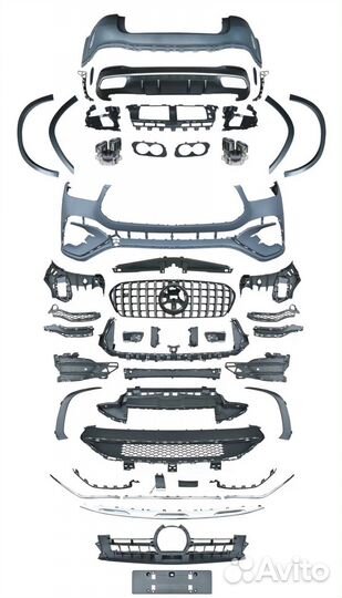 Обвес на gle 63 amg ресталйинг