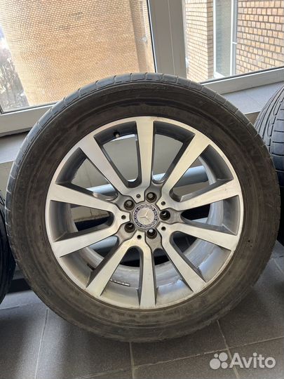 Колёса на mercedes GL r20 dunlop