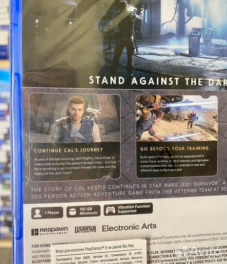 Star Wars Jedi Survivor (Новый) PS5