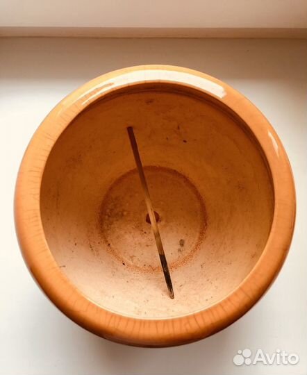 Керамический цветочный горшок