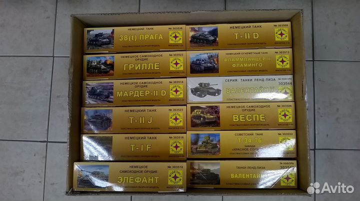 Сборные модели танков и самолетов тм Моделист