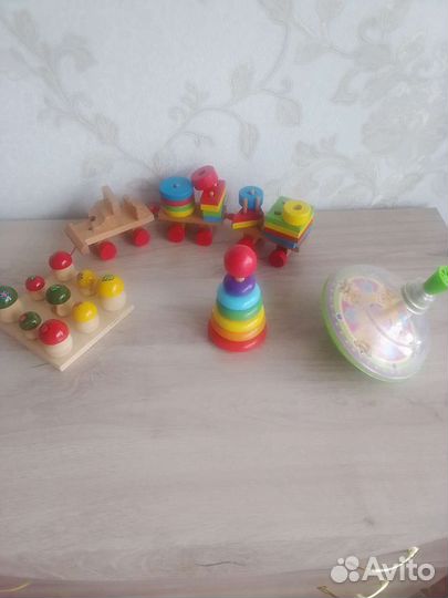 Развивающие деревянные игрушки пакетом