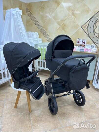 Коляска 2 в 1 Rant Flex Pro черный