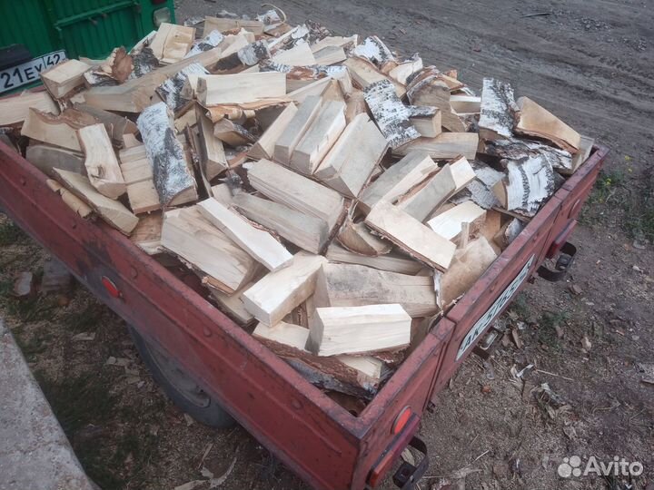 Дрова березовые колотые