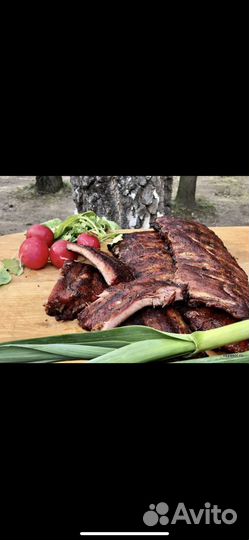 Мясо горячего копчения