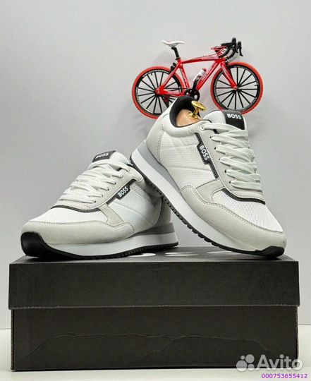 Удобные кроссовки Boss (41-45р) для мужчин