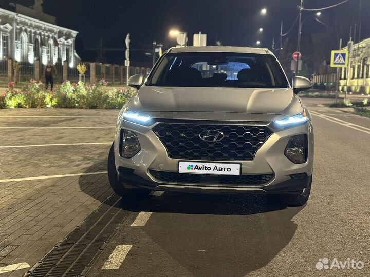 Hyundai Santa Fe 2.4 AT, 2019, 70 000 км