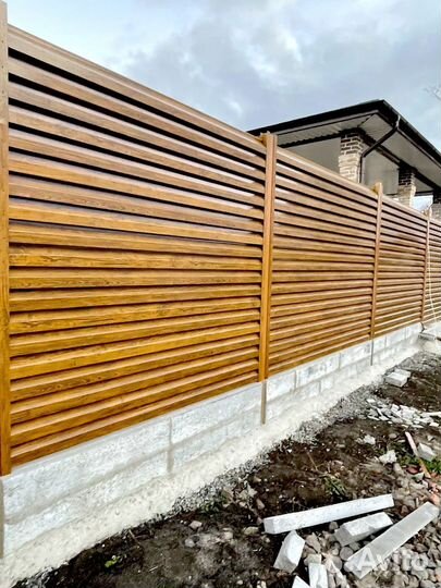 Забор ранчо, жалюзи. Европейская версия