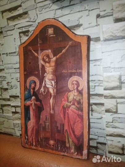 Распятие, Вседержитель,Спас с мечом